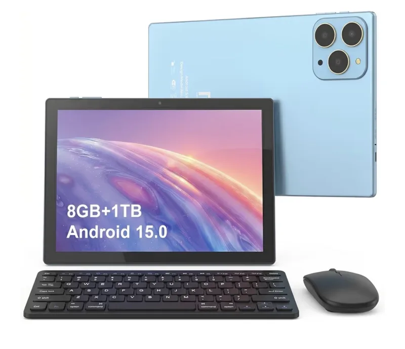 Tablette Android 15 CM8700Plus, 10,1 pouces, double caméra